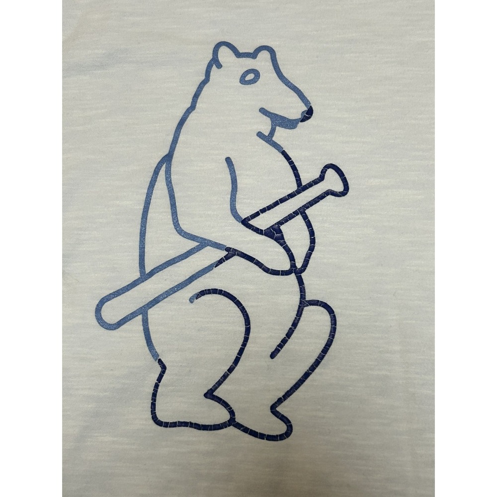 Nike Cooperstown Collection Mens SS Tee Shirt Small Chicago Cubs Baseball MLB